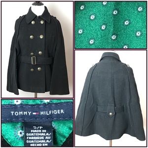 Tommy Hilfiger Wool Cape Coat